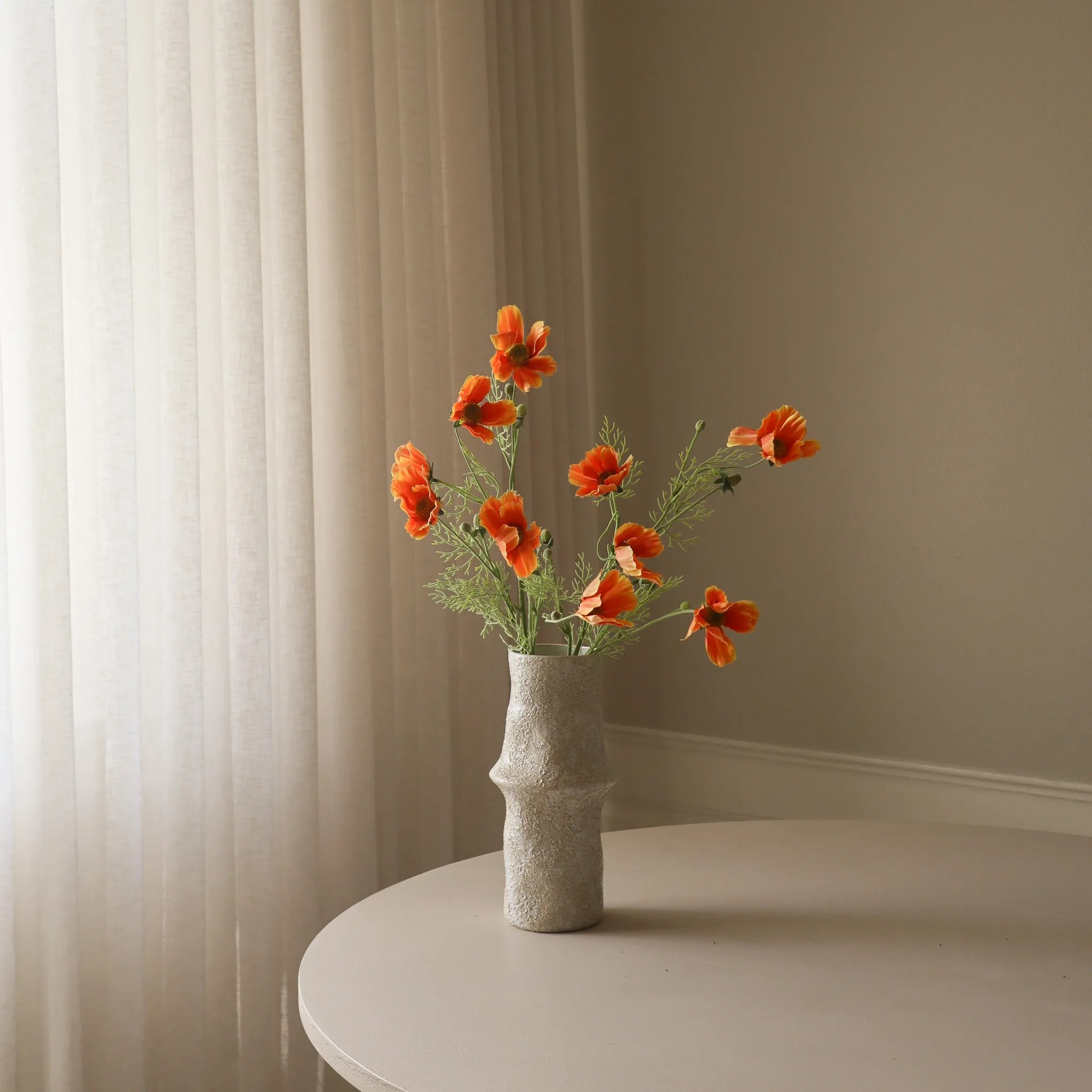 Orange Cosmo Daisy Flower - Image 3