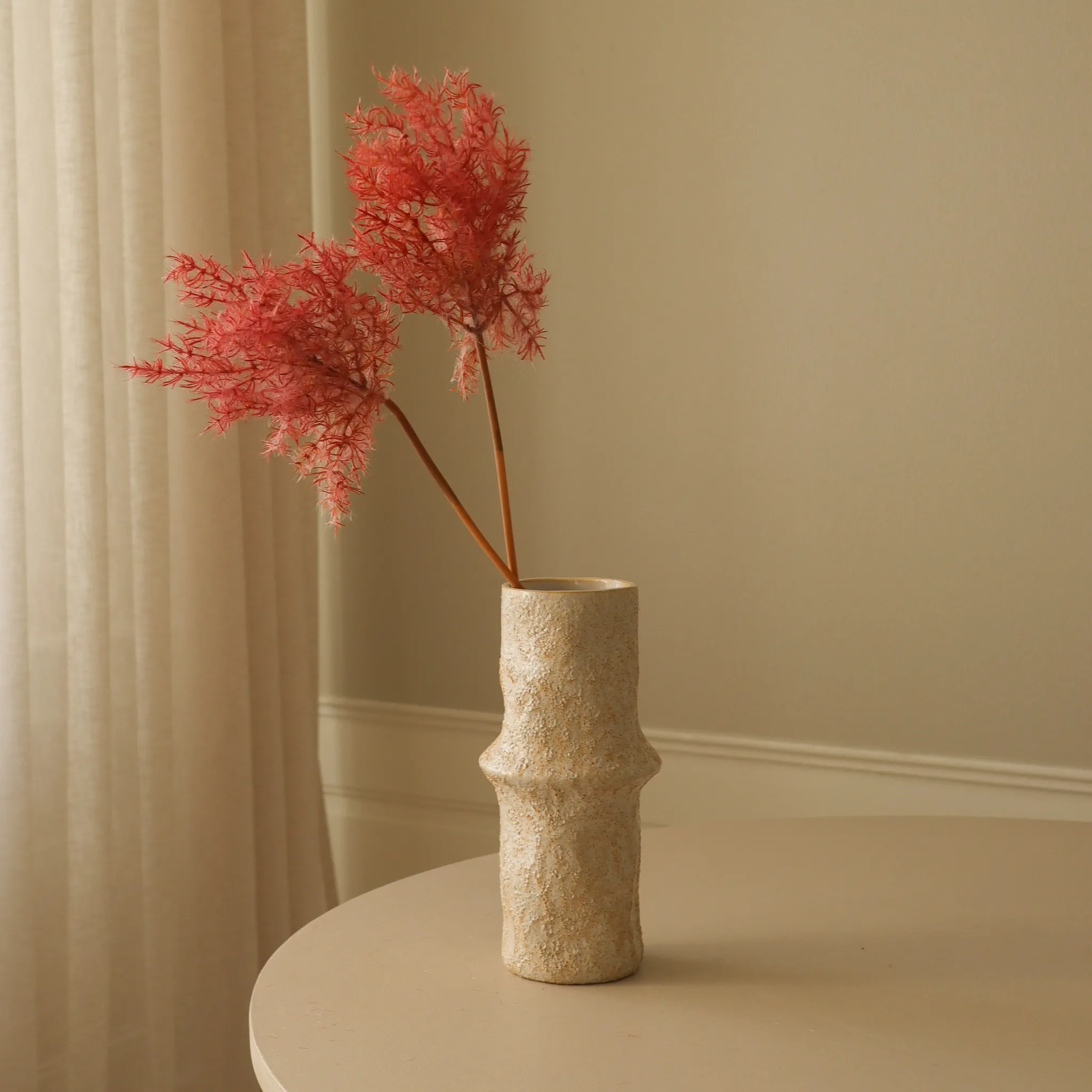 Red Cotinus Coggygria Young Lady Flower - Image 3