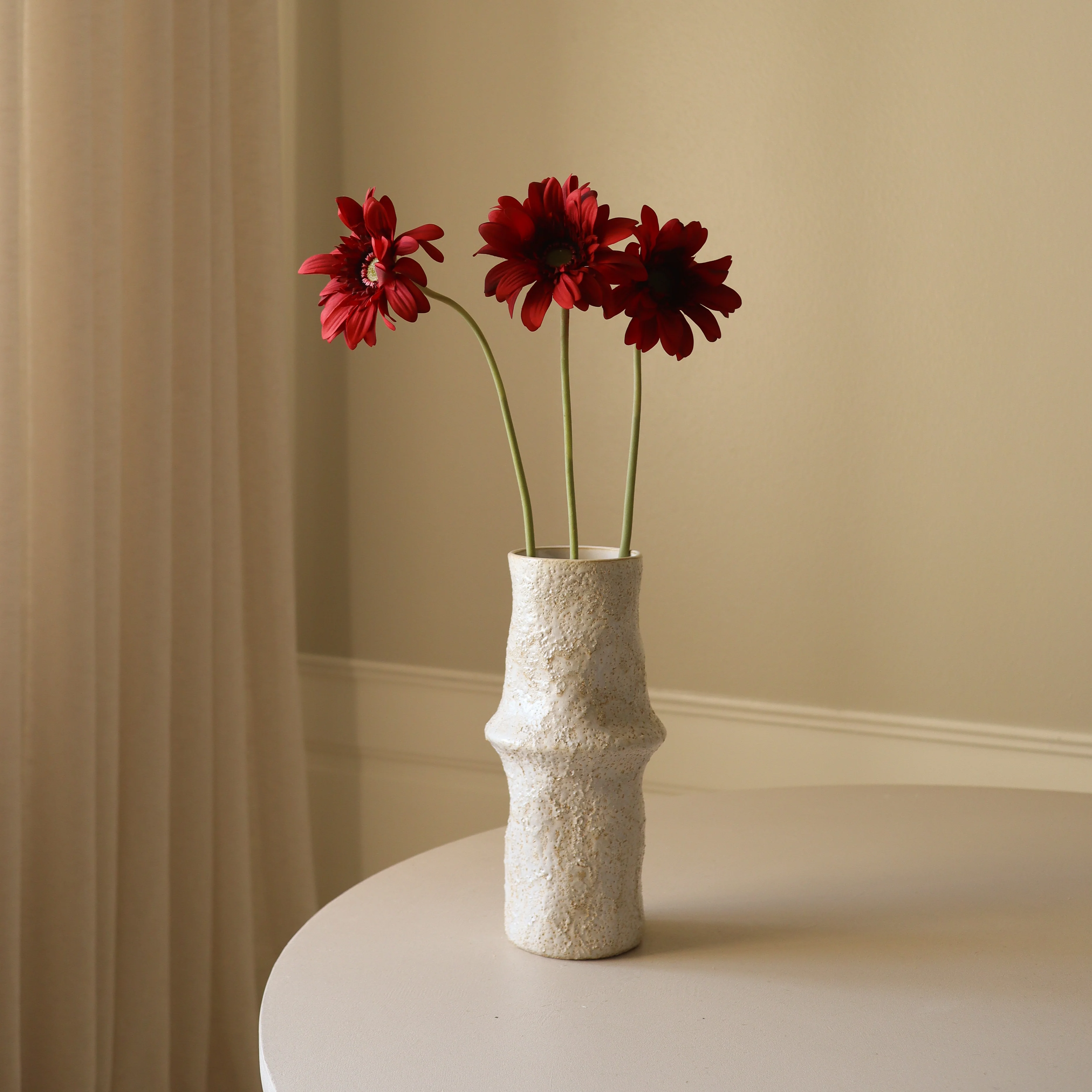 Dark Red Gerbera Daisy Flower - Image 3