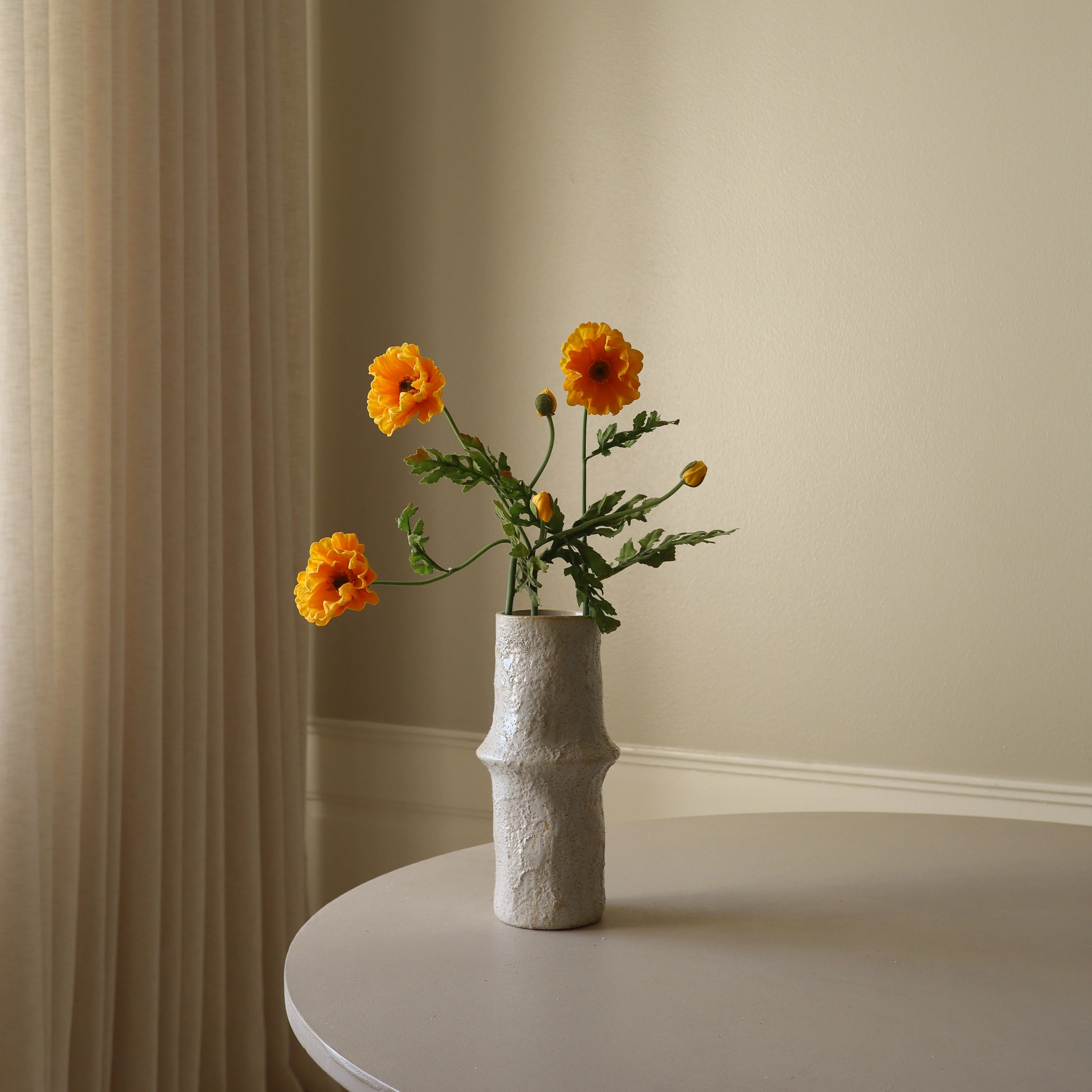 Yellow Large Poppy Flower - Image 3